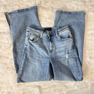 RISEN High Rise Wide Leg Jean | Size 28